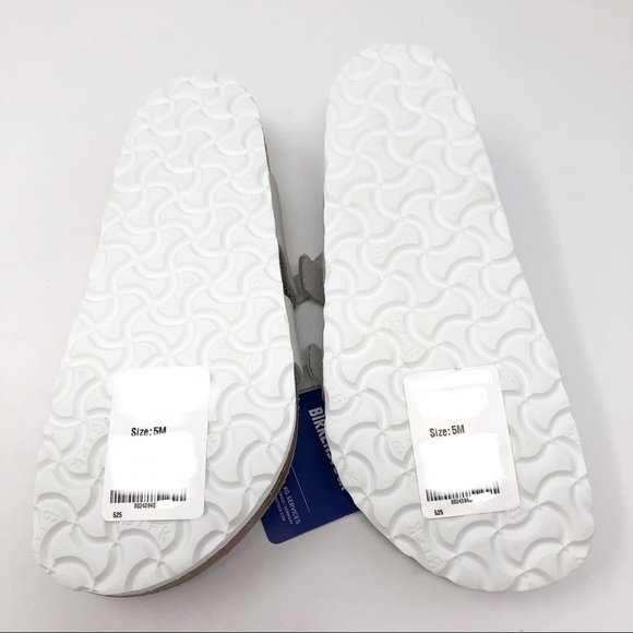Birkenstock Leather Mayari Off White Sandal Sz 5 - Picture 7 of 8